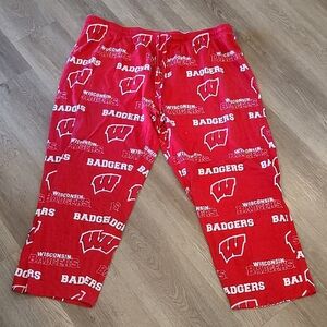 Wisconsin Badgers Red Pajama Pants